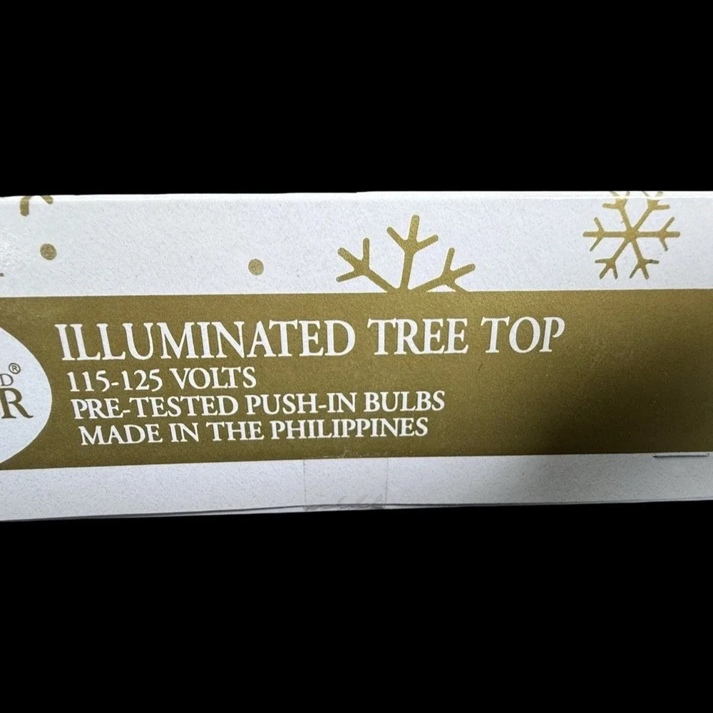 Kurt S. Adler Lighted Capiz‎ Angel Tree Topper Christmas Tree New